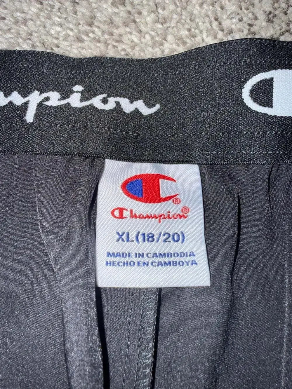 Champion Boys' Athletic Performance Gym Shorts with Pockets, Size XL (18/20)